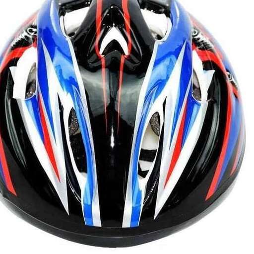 the helmet of person is a great example of the design.