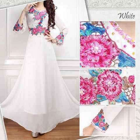 i like the idea of the flowers on the dress