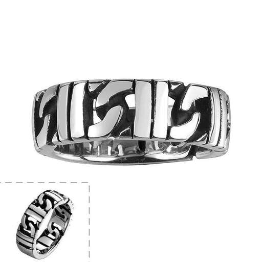 a custom engraved ring by person.