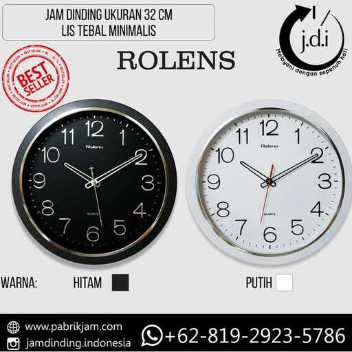 a clock with a black face and a white background.