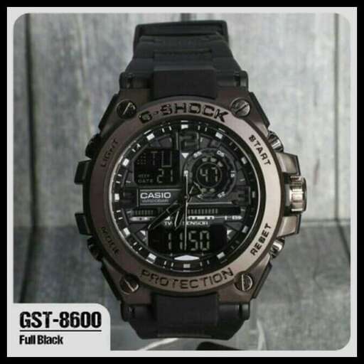 watch with a black dial
