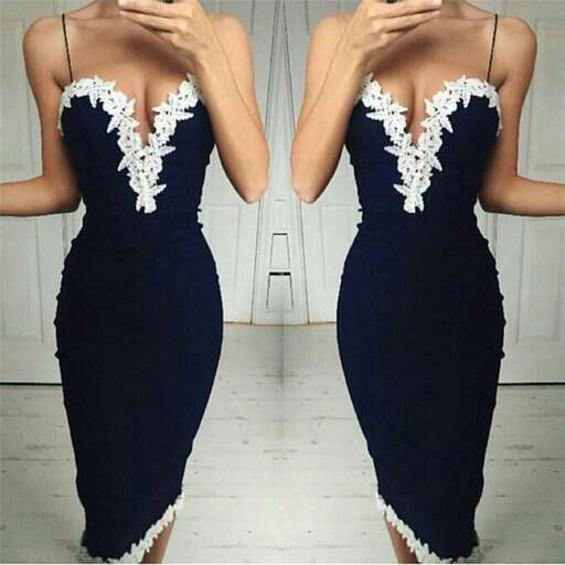 i love the lace on this dress.