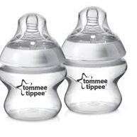 bottle of water in white