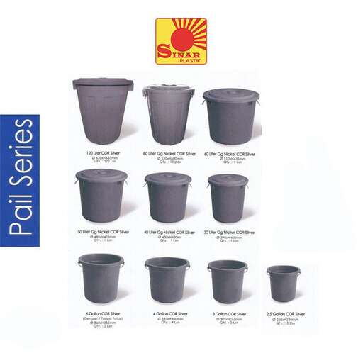 the plants in pots