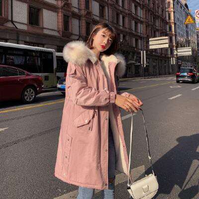 girl in pink coat