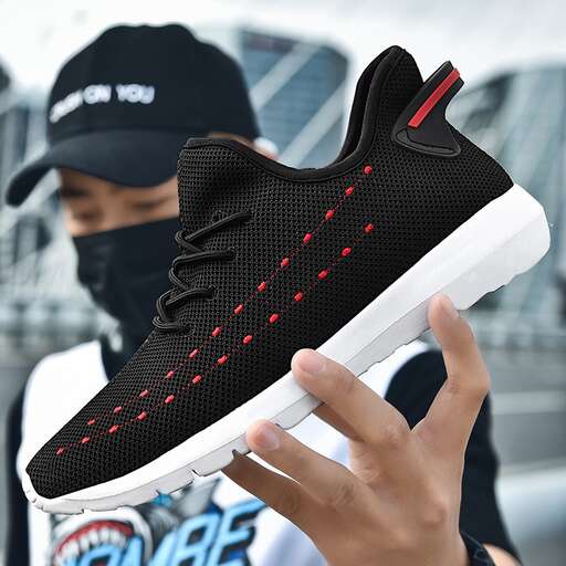 the new shoe is now available in black and red.