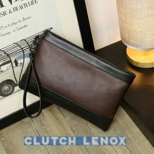 leather wallet with a zipper