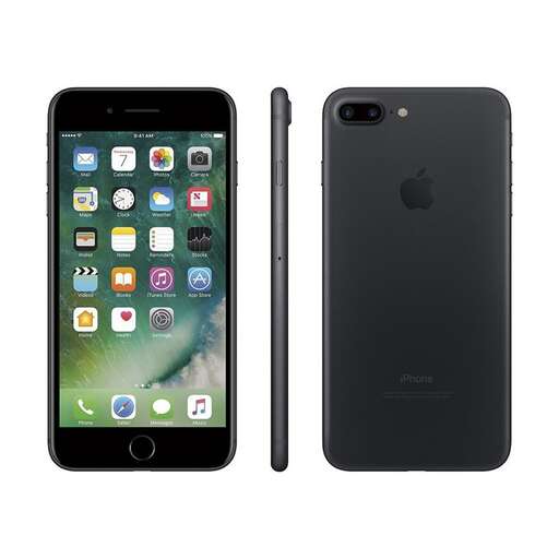 a black iphone and a white case.