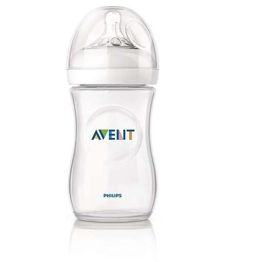 a bottle of water with a logo on it.