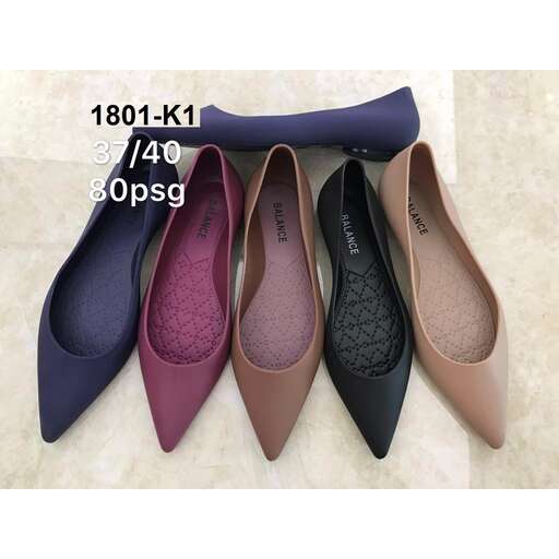 a pair of shoes with a pattern of different colors.