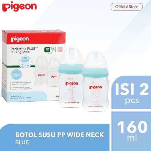 baby bottle with a blue background