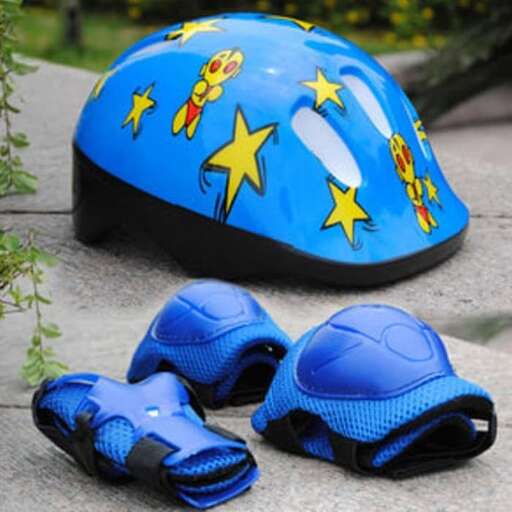 a helmet for the kids