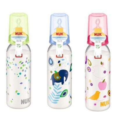 baby bottle in blue