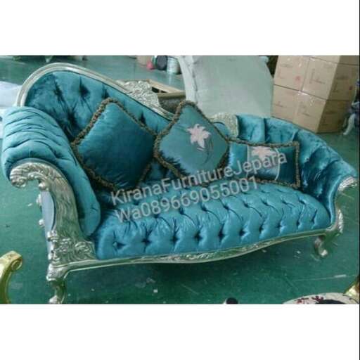 a blue couch for sale