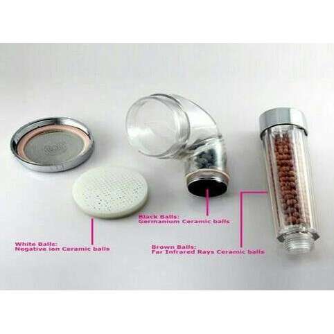 a set of small objects with a small bottle of water.