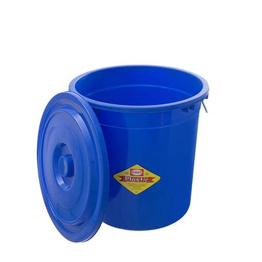 blue bucket - - no need for a bucket