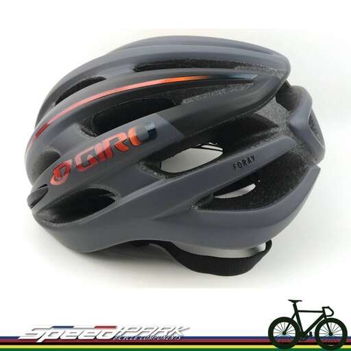 a helmet for a cyclist.