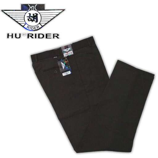black jeans with a logo on the side.