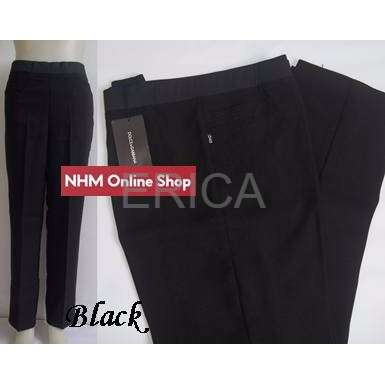 a black pair of pants with a black belt