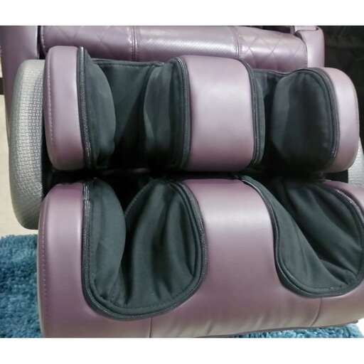 a car seat with a cushioned seat.