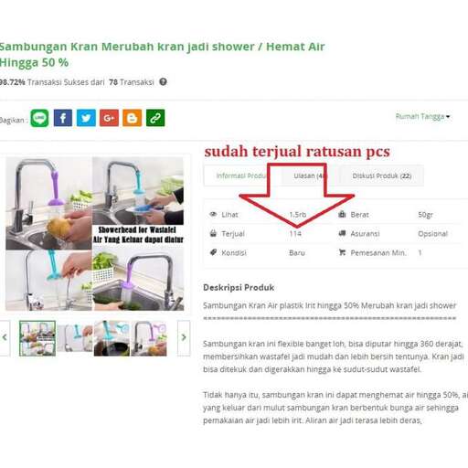 the website is shown in a photo.