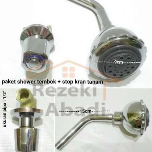 a shower head with a hose attached to it.