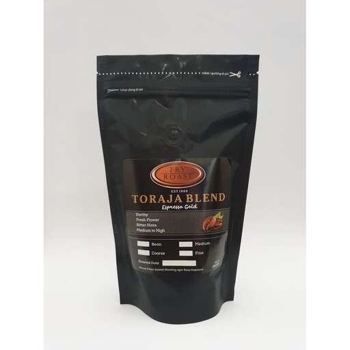 the black bag of coffee