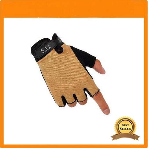 a glove with a glove on it with a black glove on it.
