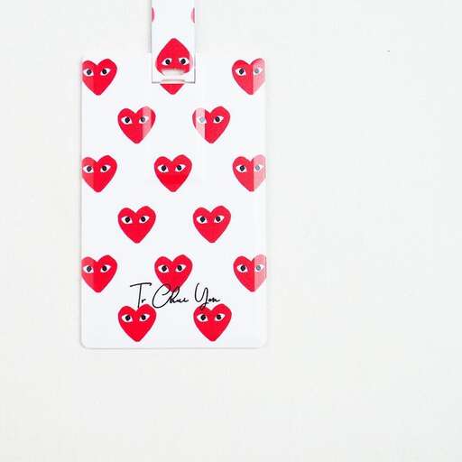 hearts on a string - red hearts