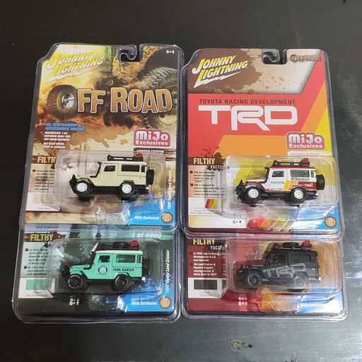 a collection of toys from the 1960s