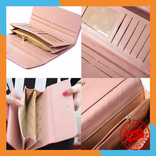 a beautiful pink leather briefcase with a book inside
