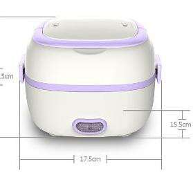 a white and purple case with a purple strap.