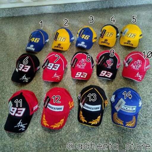 a selection of caps for sale