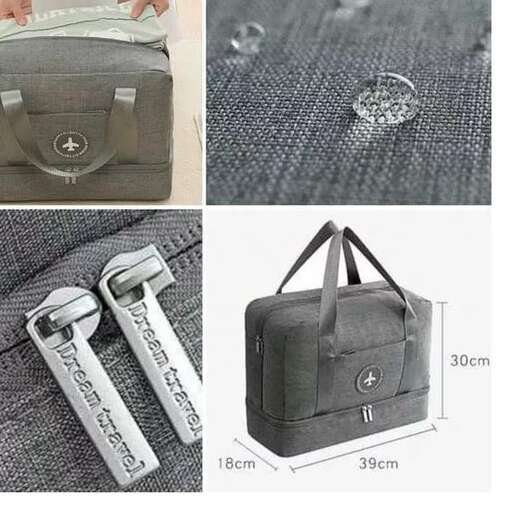 a bag with a strap and a zipper.