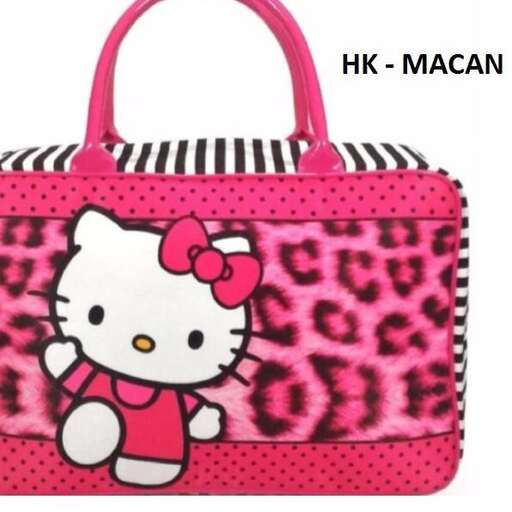 hello kitty bag in pink and black