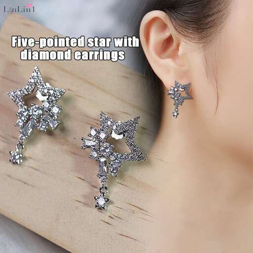 earrings with diamonds and diamonds