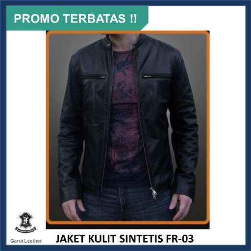 leather jacket with a design