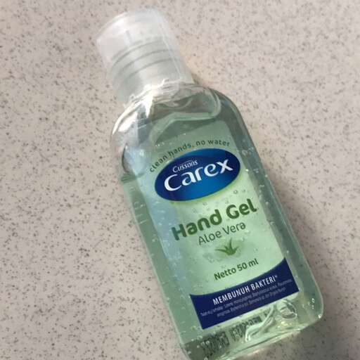 a bottle of hand soap