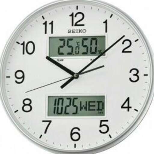 a clock with the time