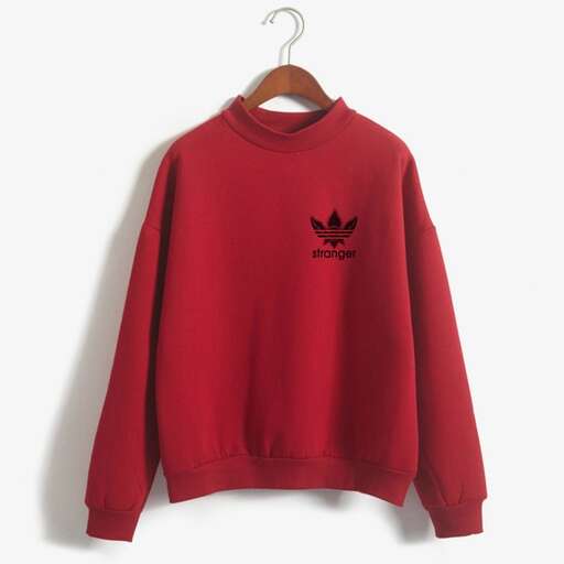 the sweatshirt is a classic sweatshirt with a graphic logo.