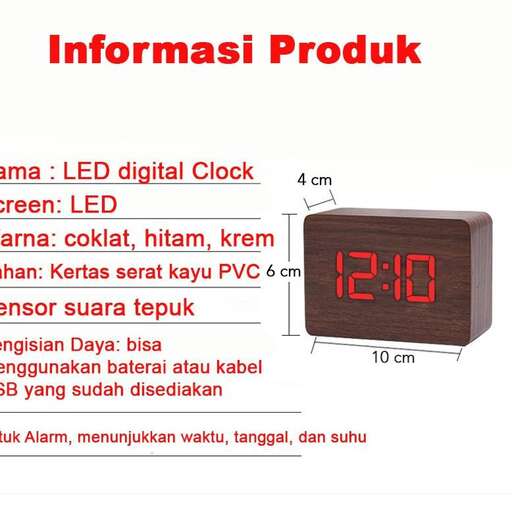 digital clock : led display of the digital clock