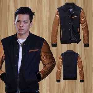 a man in a leather jacket