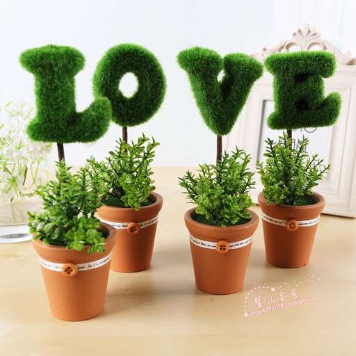 i love to have plants in pots