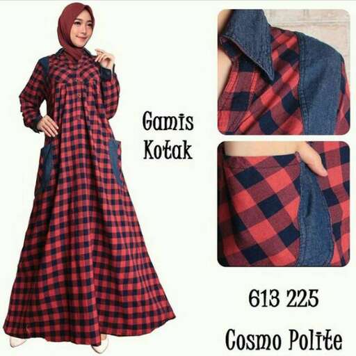 a dress made of plaid