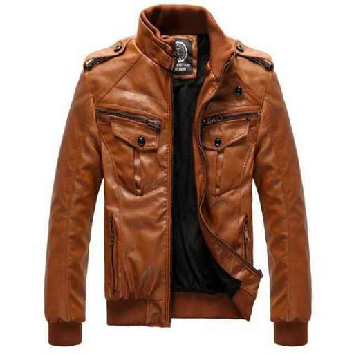 leather jacket in a vintage style