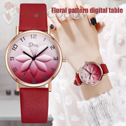 pink watch with a touch of pink