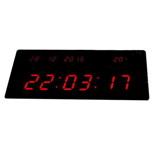 a digital clock showing time