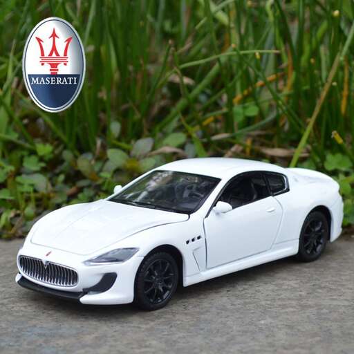 automobile model is a car made of white paint and black.