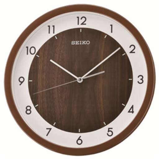a clock that is made of wood
