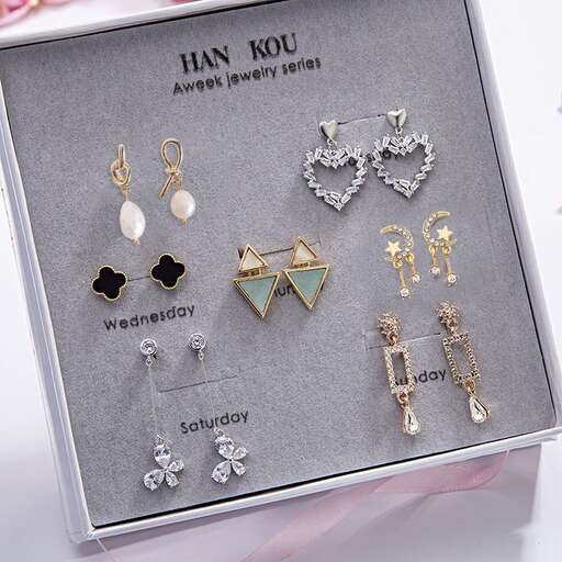 earrings in a box - earrings